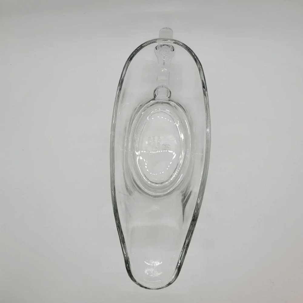 Anchor Hocking Clear Glass Gravy Boat 10oz Sauce Server USA 1028